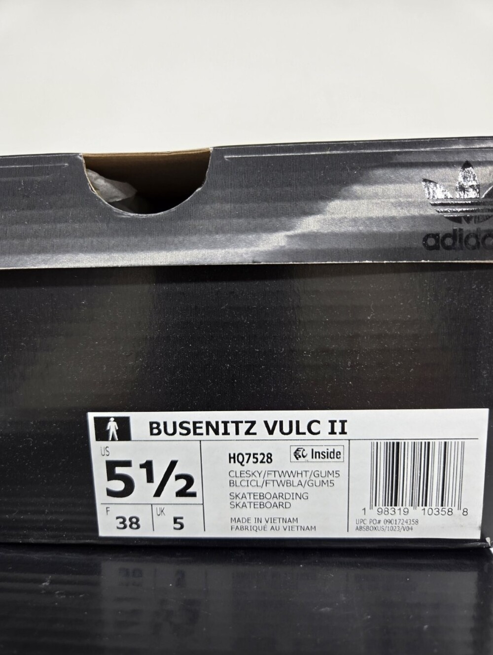 adidas Busenitz Vulc II HQ7528 Clear Sky Cloud White Shoes Women's Size 6.5 - Picture 8 of 8